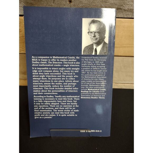 The Trisectors by Underwood Dudley Paperback Bk ISBN # 0883855143 - Picture 2 of 2